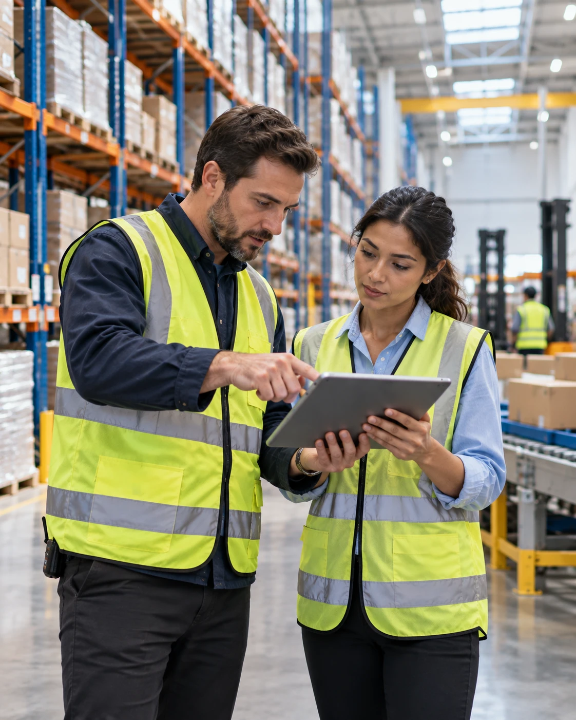 A distribution center team coordinating fulfillment operations
