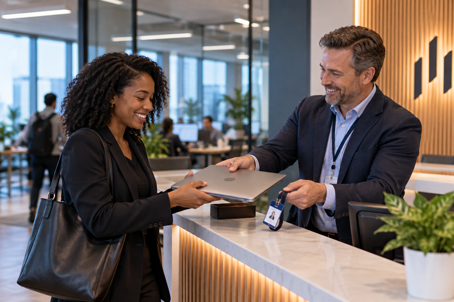 Team members in a permanent full-time role